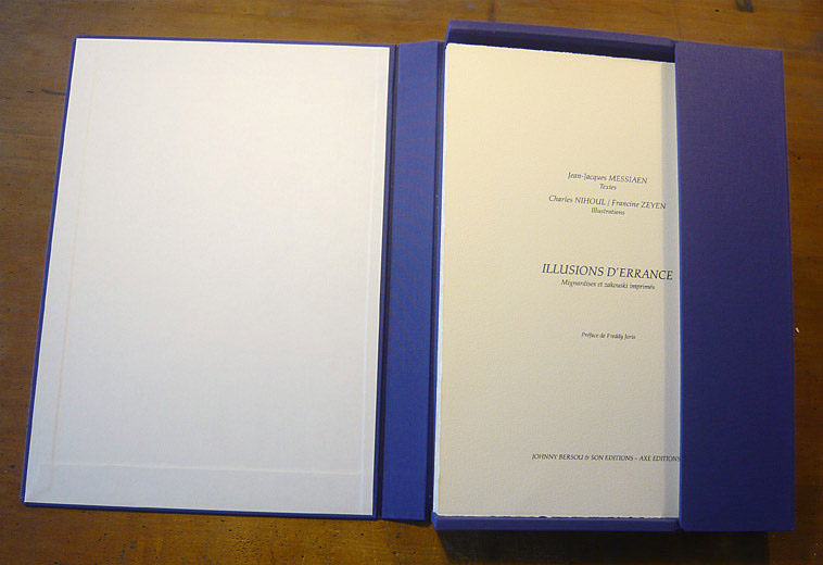     le coffret ouvert / page titre