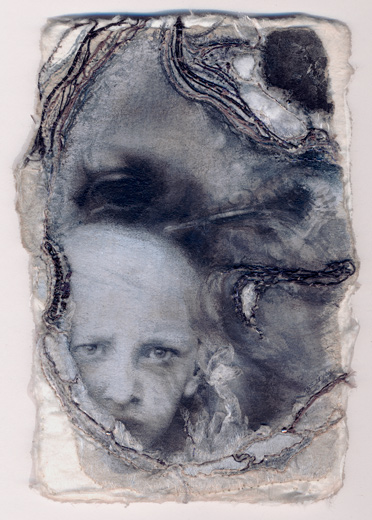     technique mixte sur papier - 15 x 10 cm